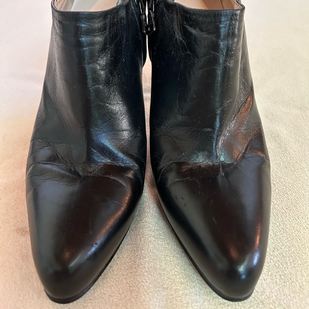 Prada platform booties 8.5